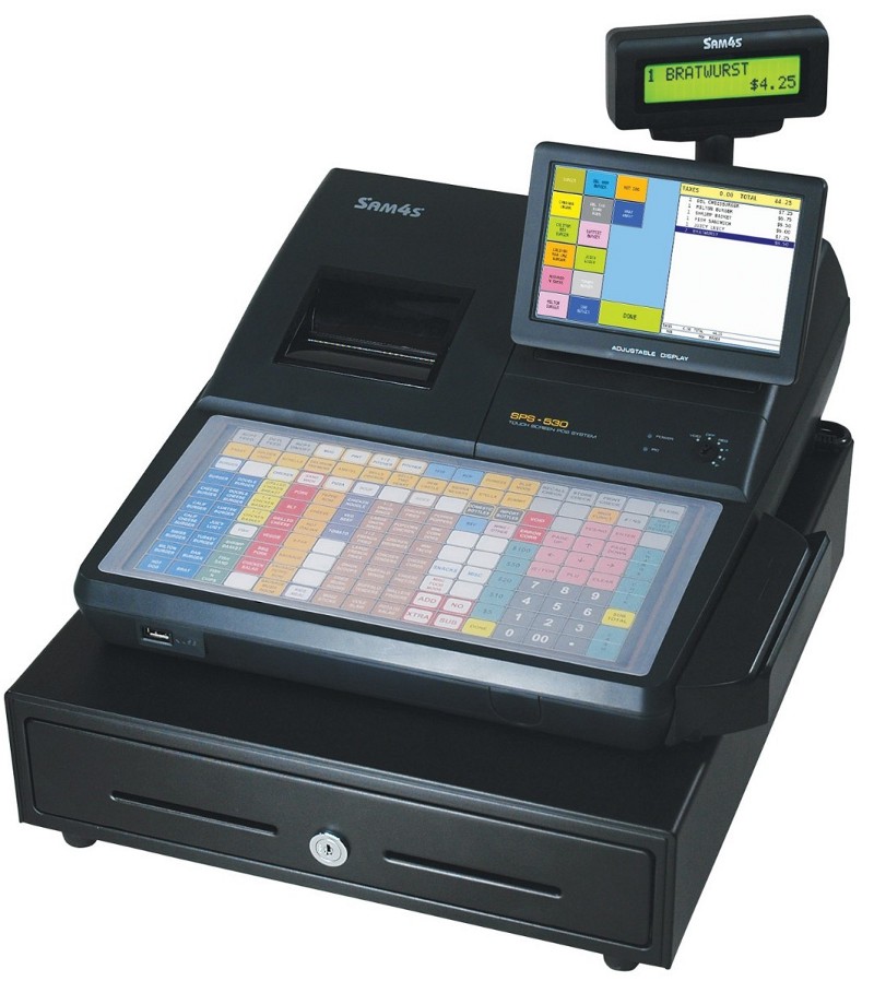 touch screen cash register machine